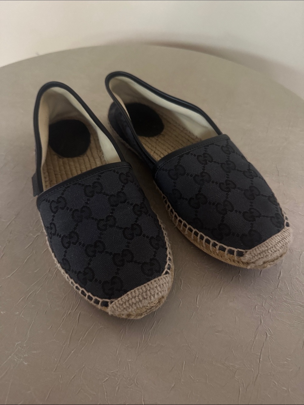 Gucci loafers size 8 black in color